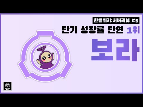 [한셀위키:서버리뷰] 단기 성장률 단연 1위, 보라서버