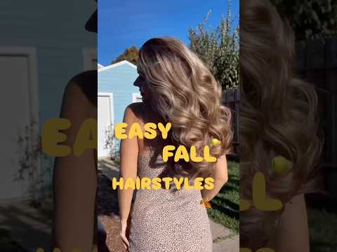 3 fall hairstyles🍂💭🧸 #diyhairstyle #easyhairstyle #hairstyles #hair #cutehairstyles #explore