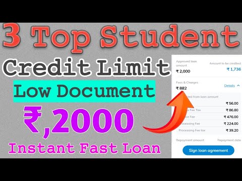 3 Top Students Credit Limit Low Document Rs,2K Instant Personal Loan Approved Anytime Anywhere