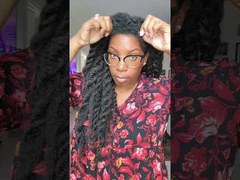 My Crochet Wig has EDGES! Full Crochet Wig NO LEAVE OUT Thin Hair Hack