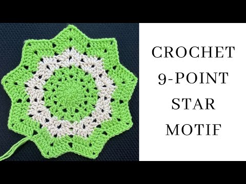 Crochet Star Motif Pattern