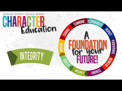 DDSB Character Traits – Integrity