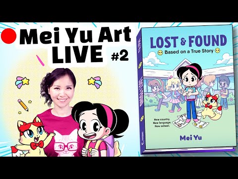 🔴Hang Out with the Author: Draw Your Pet LIVE + Lost & Found | Mei Yu Art Live #2