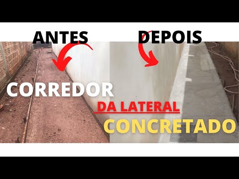 #142 - PRIMEIRA PARTE DO CORREDOR EXTERNO CONCRETADO  - PARTE 01