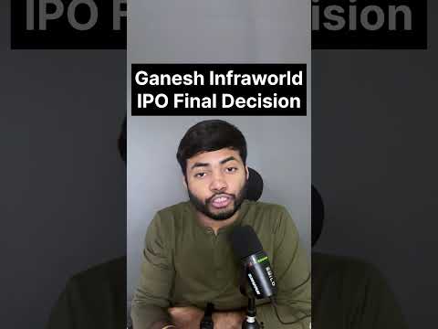 Ganesh Infraworld IPO Final Decision🔥| Latest IPO GMP  #ipo  #shortsfeed #ipolisting