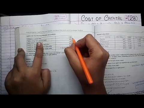 #28 Cost Of Capital | Capital Structure | Financial Management