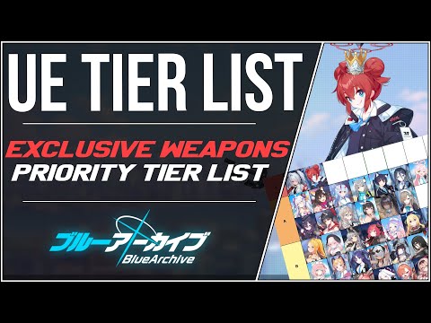 Top Exclusive Weapon Guide, Equip Priority Tier List (The First Draft), Stat Sticks | Blue Archive