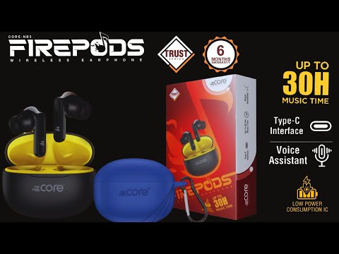 Core NB_5 Firepods 🔥 Wireless Bluetooth Earbuds !! Core Bluetooth Earbuds