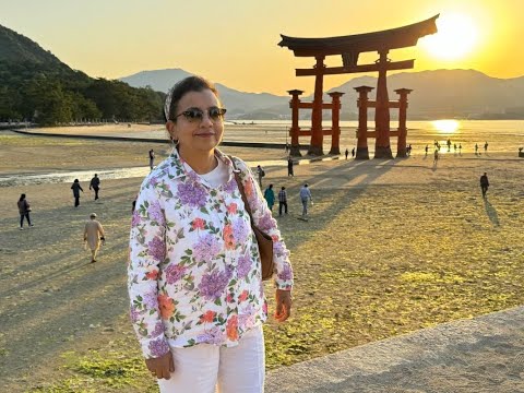 Japan Trip 2024 - Day 7 - Ferry to Miyajima Island - Itsukushima Shrine with floating torii gate