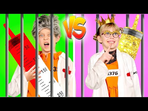 Rich vs Poor - Doctor Challenge in Jail - Must-Try Gadgets, Hilarious Moments!