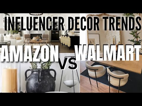 7 POPULAR INFLUENCER HOME DECOR TRENDS FOUND ON AMAZON & WALMART