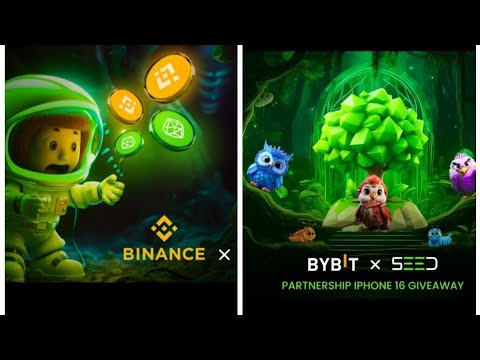 Seed Partnership & Listing With|Binance||Bybit||OKX|Earn Free Giveway $600~$30K #binance#okx#bybit