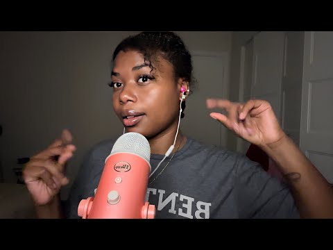 ASMR fast and aggressive mouth and hand sounds 🤭✋🏾(ADHD WARNING😂)