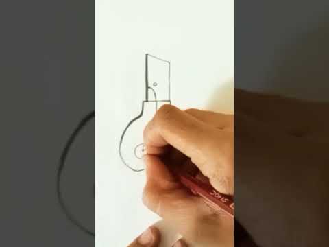 Amazing drawing ☺️ drawing easy tricks 😄  #amazing #satisfying  #easydrawing