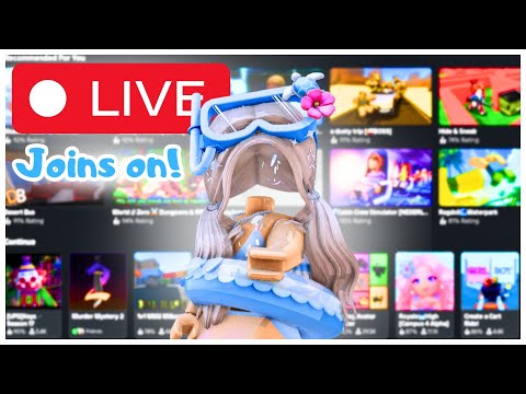 🔴PLAYING ROBLOX WITH VIEWERS!🥰 #live #roblox #robloxlive