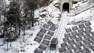 世界一急勾配の鉄道が完成　スイスで