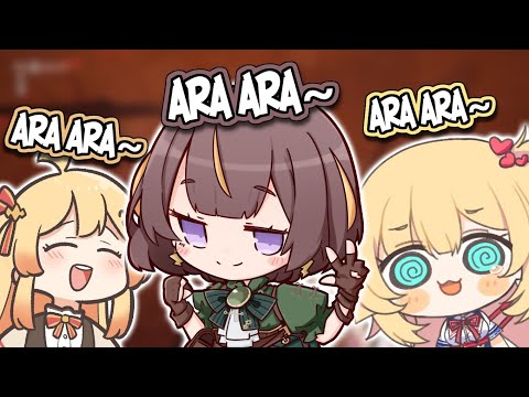 Anya, Kanade and Haachama show off their "languages" and ara ara's. [Hololive ID]