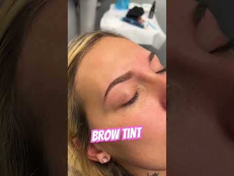 Brow wax and tint magic!!