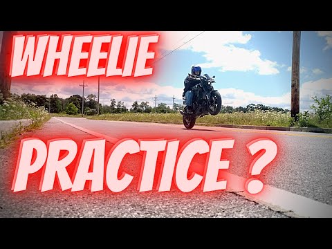 Yamaha MT-03 Wheelie Practice, Wheelie Progression, First Month Wheelie Progress