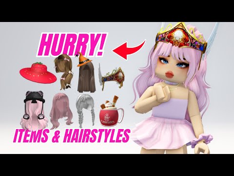 GET 10 NEW ROBLOX FREE ITEMS & HAIRSTYLES 🤩🥰