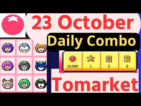 🍅 23 October, tomarket Daily combo today ! Tomarket Secret code! tomarket airdrop combo