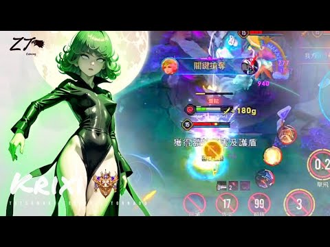 克里希.戰慄的龍卷 🍃 | Arena of Valor 操作精華輯 Ep 30 入門中路法師一點也不入門 X ONE-PUNCH MAN Theme【 贊恩 Zayn 】