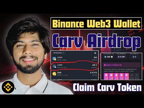 Carv Airdrop Binance Web3 | binance web3 wallet airdrop, Carv Protocol Withdrawal