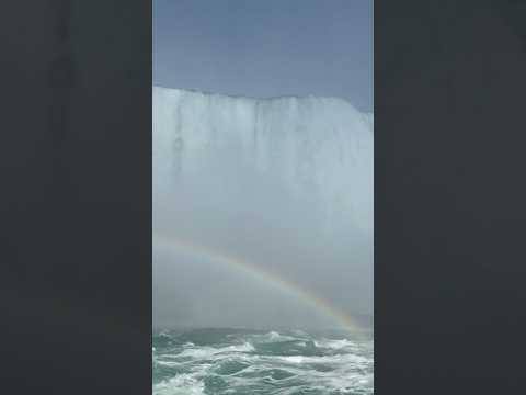 Up-close view of Niagara Falls from the ‘Niagara citycruises by Hornblower’ boat!