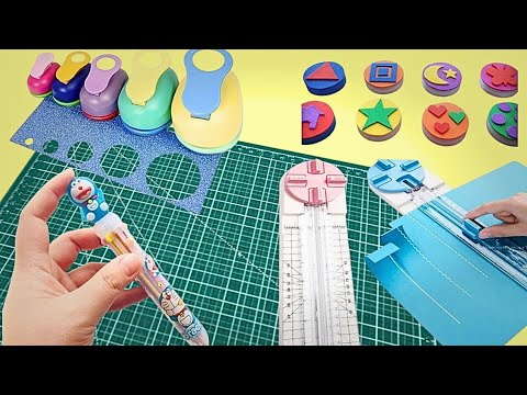 I made useful DIY tools ⁉️|@nazuart |paper cutter machine|stamps|pen topper....