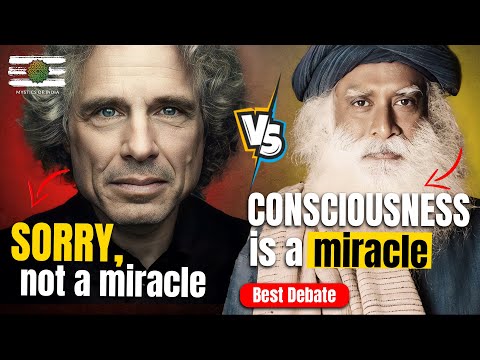 Best Debate Between Mystic & NeuroScientist on Consciousness - Sadhguru & Dr Steven Pinker