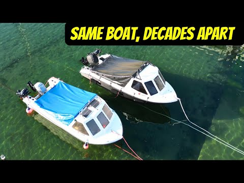 SMALL BOAT -  25 YEARS APART!! Much changed? 🏴‍☠️