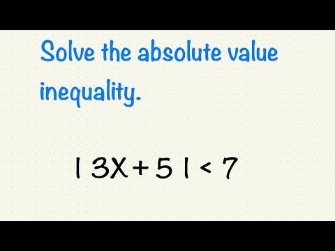 Solve Absolute Value Inequality Equation | Algebra