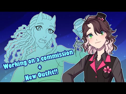 Commission stream! Working on art for a friend! [Stream Archive]