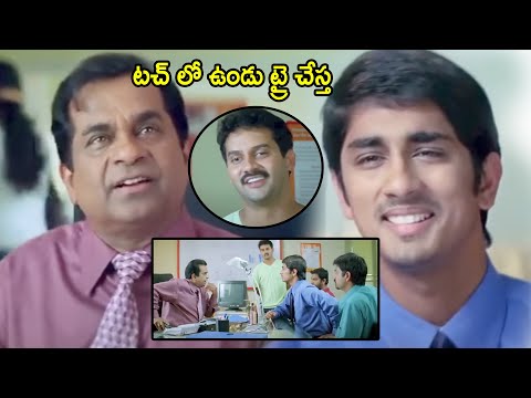 Siddharth Asking Brahmanandam For Loan Interesting Scene || Bommarillu Movie || Multiplex Telugu