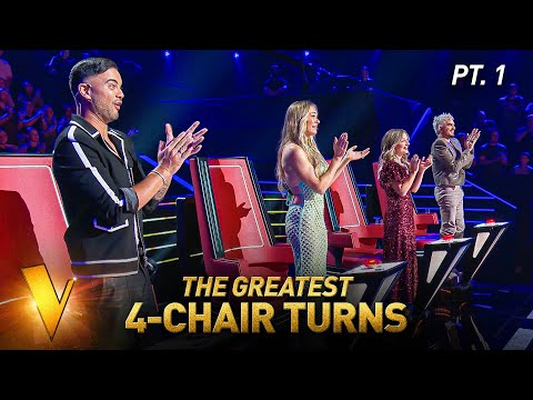 2024’s Greatest 4-CHAIR TURNS on The Voice | Mega Compilation | Pt. 1