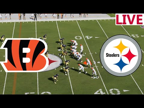 🔴LIVE🔴 Cincinnati Bengals VS Pittsburgh Steelers / NFL Week 18/NFL season/ Madden NFL 25