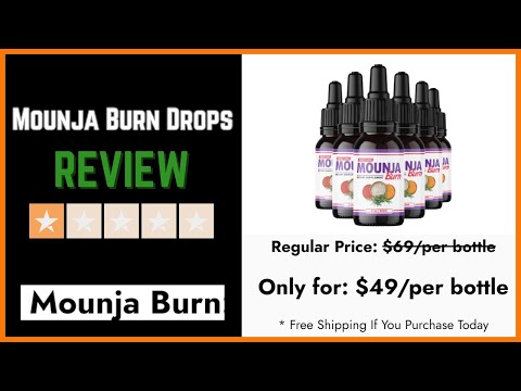 Mounja Burn Drops Review: Is It Legit or Scam?