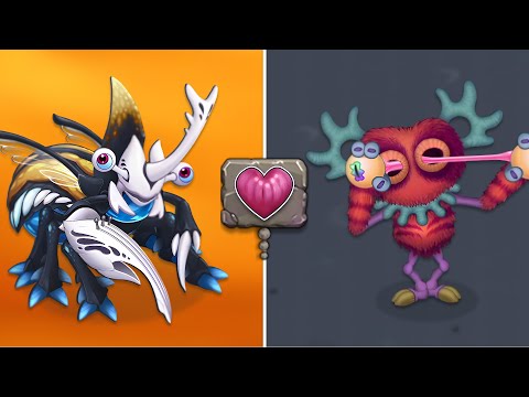 Epic Buzzinga & Rare Knurv - All Animations & Breeding (My Singing Monsters)