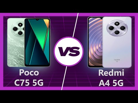 Poco C75 5G vs Redmi A4 5G Detailed Comparison