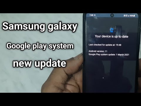 Samsung galaxy phone Google play security system new update