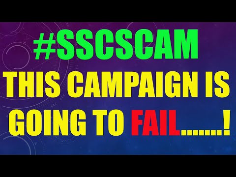 Why SSC Scam Campaign Will Fail...... I SSC SCAM I Don't Do This