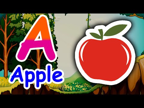 Learning Videos for Toddlers | Preschool Alphabet Activities | abcd a is for apple