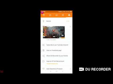 My Free Fire livestream using DU Recorder