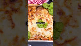 Keto Cauliflower Lasagna Recipe Low Cabs #ketomadeeasy #foodshorts #healthyfood