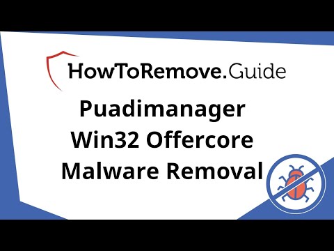 Puadimanager Win32 Offercore Virus Removal