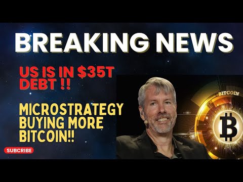 CRYPTO BREAKING NEWS 💥💥$35T US DEBT COULD BOLSTER BITCOIN ADOPTION!! ⬆️