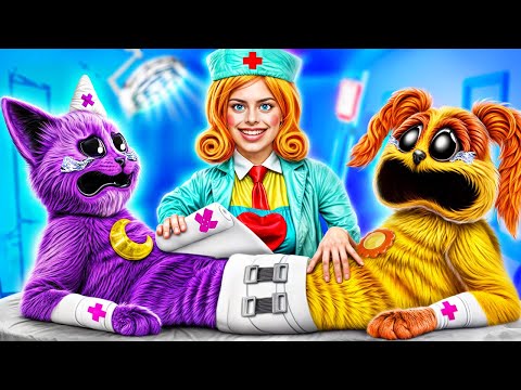 Poppy Playtime în Spital Capitolul 3! De-a V-ati Ascunselea Extrem cu Miss Delight!