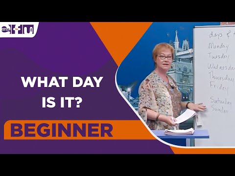 Beginner Level – What Day Is It? | English For You