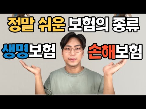 쉽게 이해하는 보험종류(생명보험 손해보험 차이)