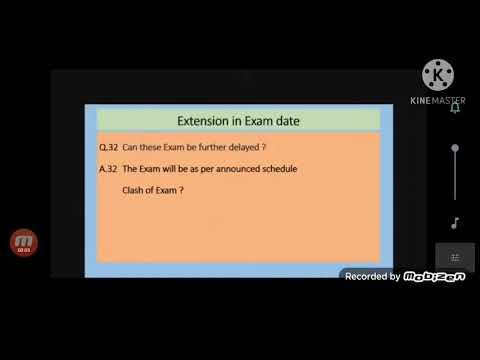 CMA Exam Extension |whether exam postponed or not| from live Webinar By Balwinder Singh Sir|